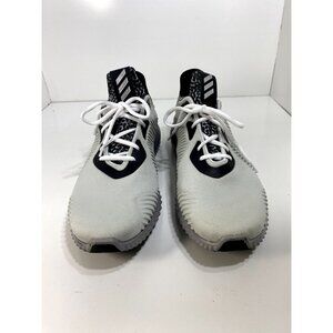 Adidas Men's Size 11.5 AlphaBounce White Gray 2016 Running Shoes Lace Up